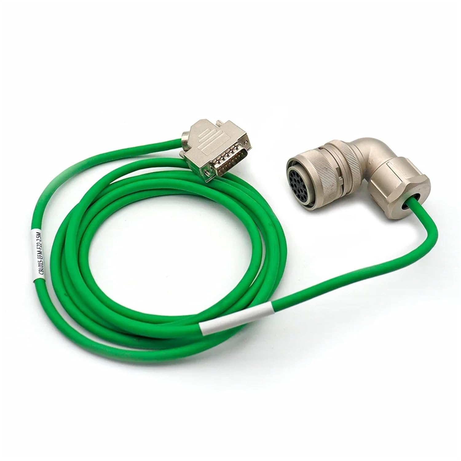 17Pin Encoder Cable Right Angle to D-Sub Servo Signal Wire for CNC Machine/Automation – 1m 2m 3m 5m 10m 15m(15m)