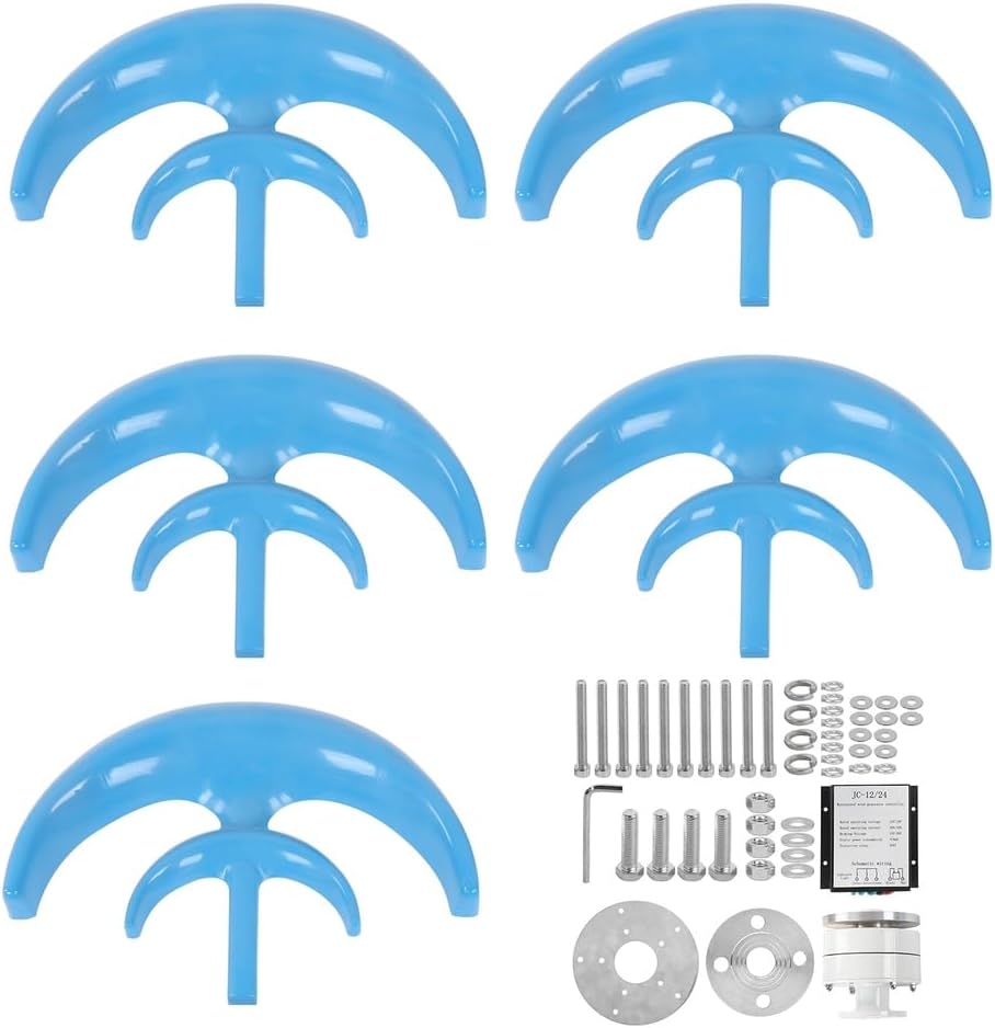 10000W Vertical Wind Turbine 12V 24V 48V Small Windmill Free Energy 220V Household Farm with MPPT Controller