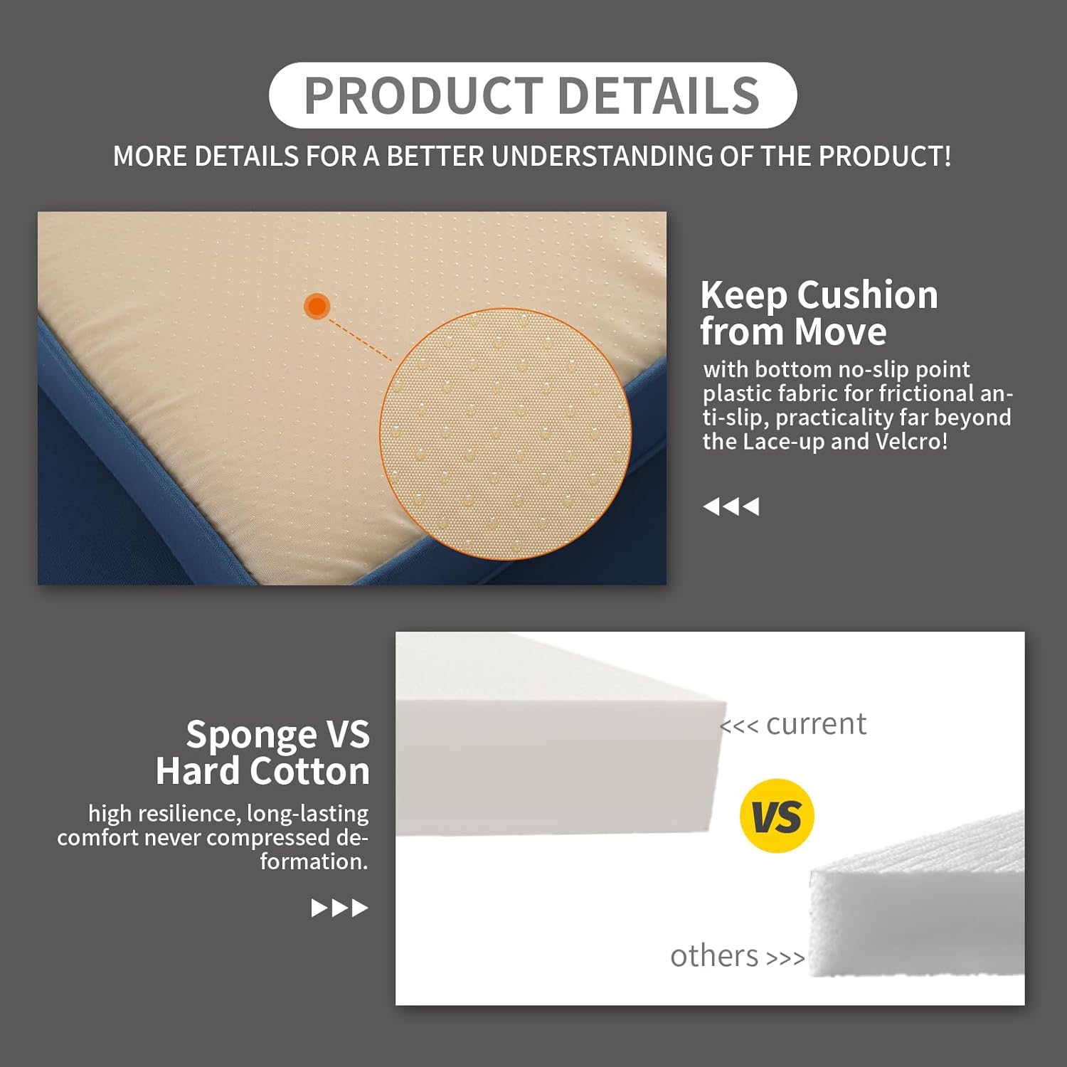 Rattaner 5-Piece Outdoor Patio Furniture 45 in Outdoor Fire Pits Patio Furniture Set 60000 BTU Outdoor Propane Fire Pit No-Slip Cushions Waterproof Covers, Navy Blue