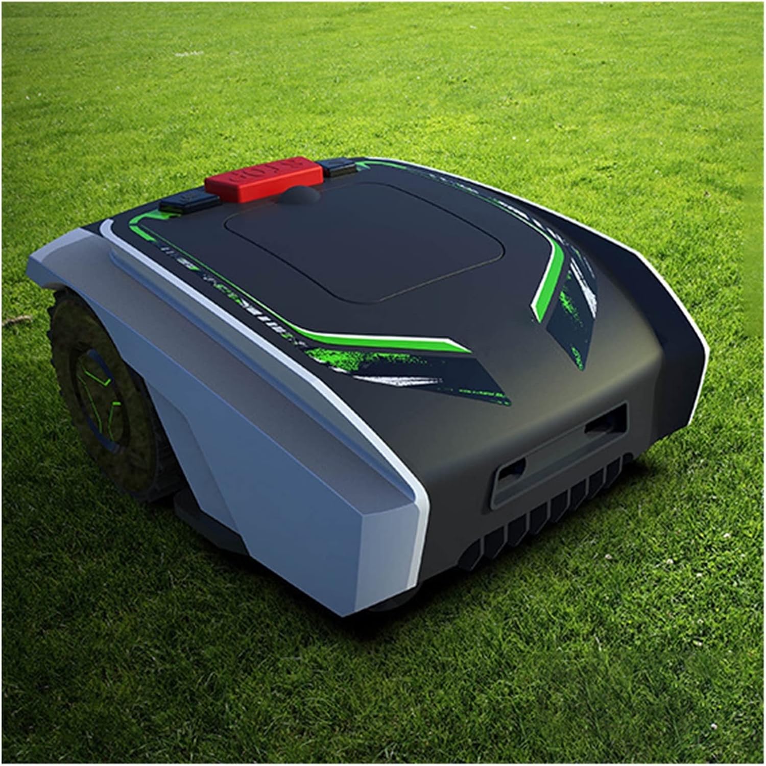 Cordless Electric Lawn Trimmer, Fully Automatic Intelligent Lawn Mower Efficient Pruning Mobile Phone Planning Path Yard Lawn Mower Lawn Robot Lightweight Low Noise Easy to use