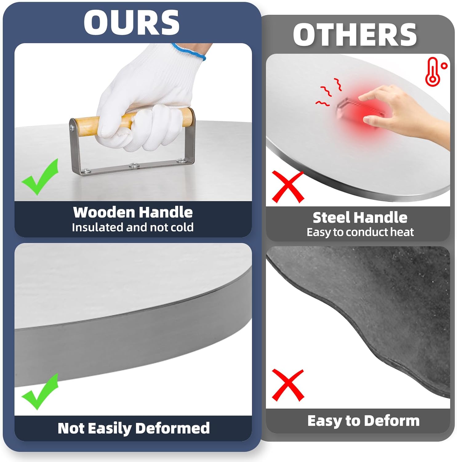 1MORE Fire Pit Lid Round 38