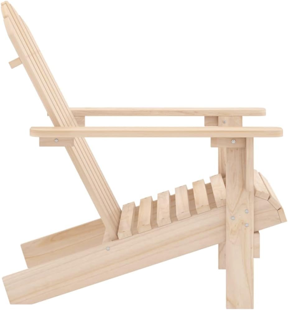 Patio Adirondack Chair, Fire Pit Chair, Outdoor Chair, Lawn Chair for Porch, Backyard, Pool, Solid Fir Wood,-458