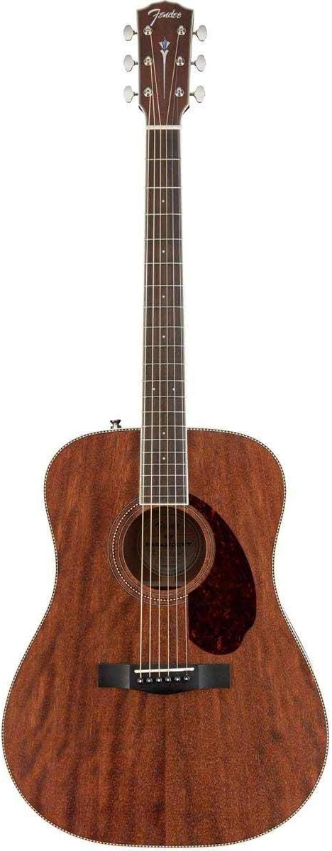 Fender Paramount PM-1 NE Standard Dreadnought Acoustic Guitar with Case - All Mahogany (970310322)