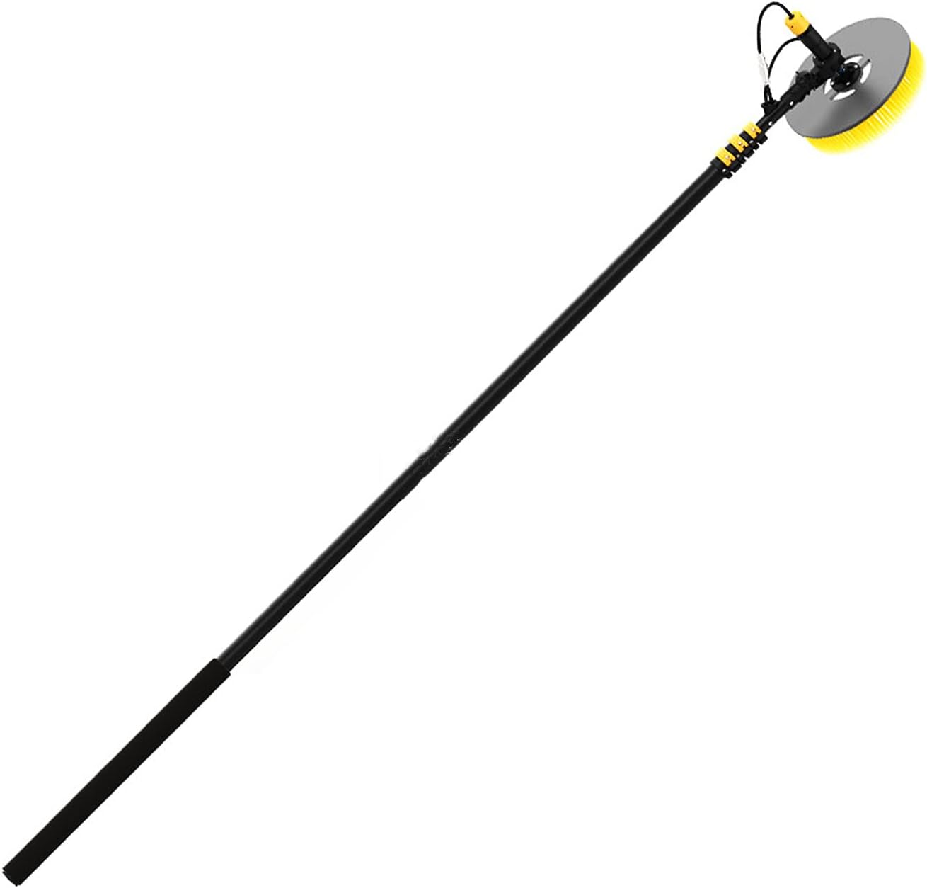 Cleaning Brush Electric Pool Cleaning Brush W/Adjustable Brush Head, Extendable Window Cleaning Pole Cleaner Kit, Photovoltaic & Solar Panel Cleaning Tool,3.5M / 11.5Ft