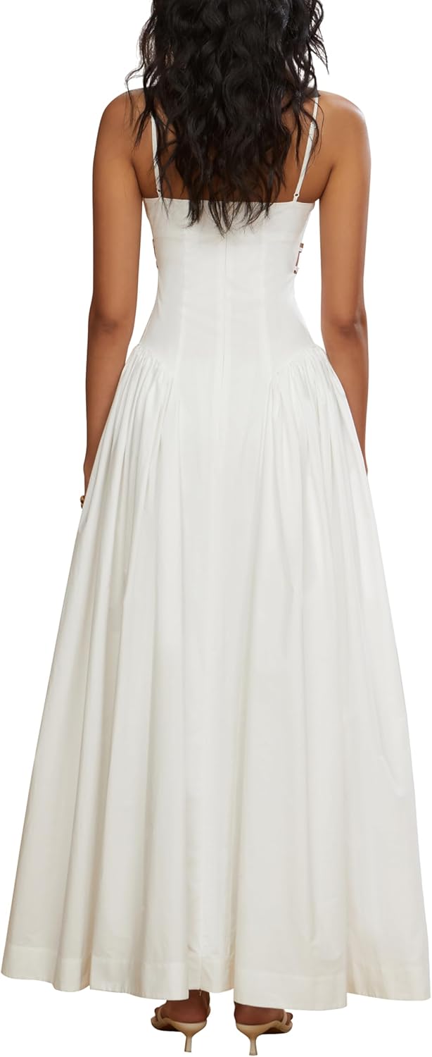 Amur Womens Aliza Midi Poplin Dress