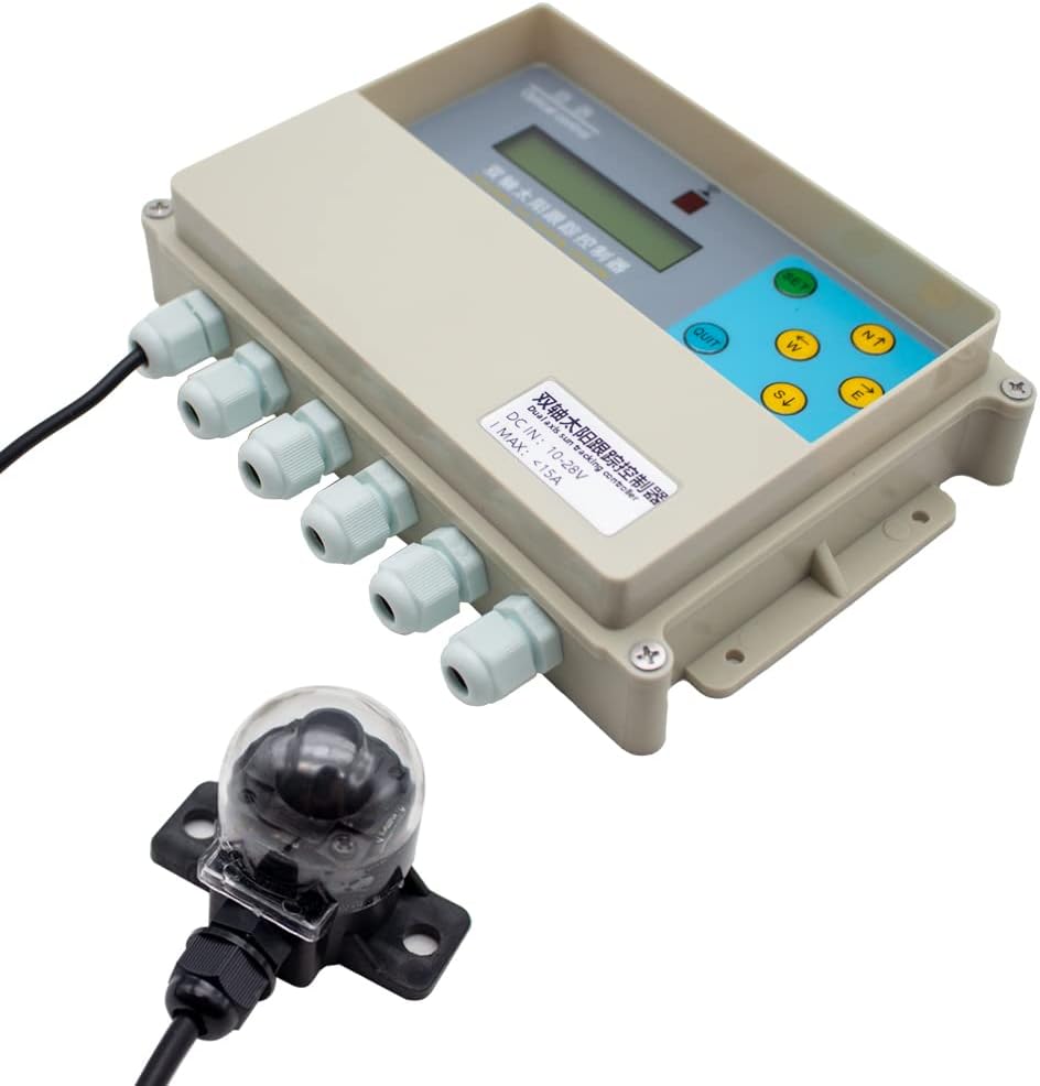 Sun Automatic Tracking Controller Automatic Solar Tracking System Dual-Axis Tracking Automatically Towards Sun Remote Control (A)