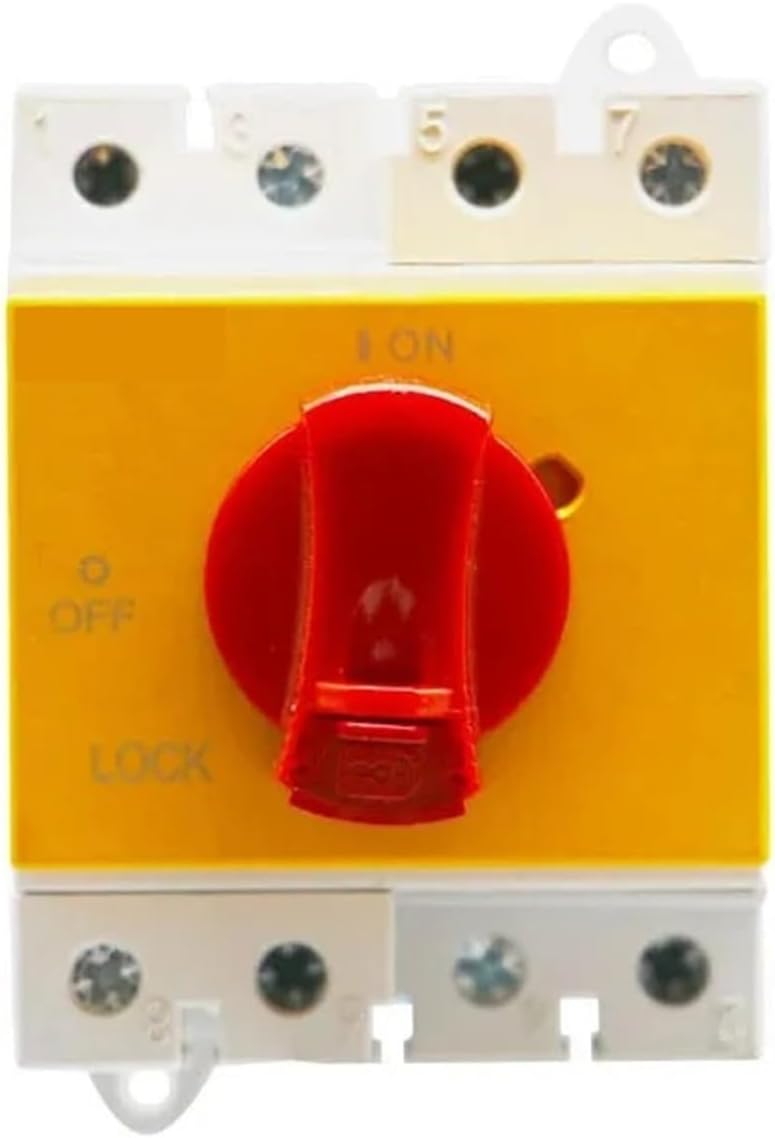 1200VDC 32A DC Isolator Switch Disconnector IP66 Waterproof Solar Electrical Enclosure with 2 Pairs PV Connectors with TUV CE(Gold)