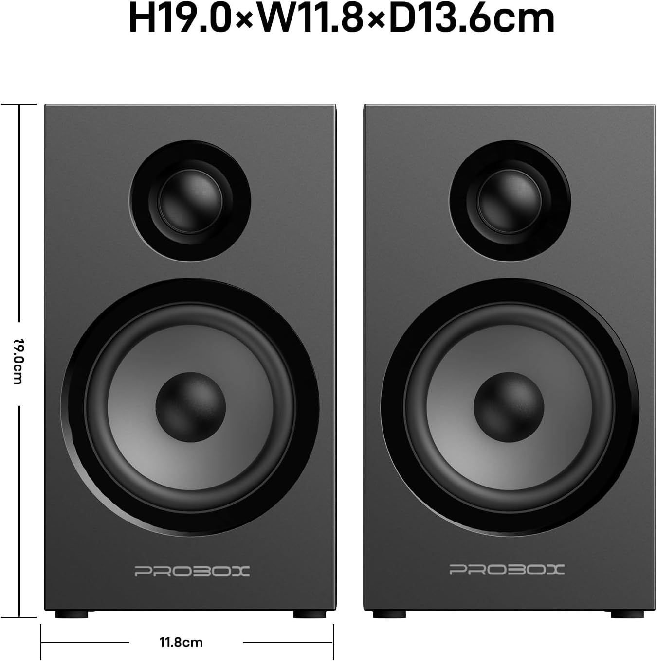 BT16 HiFi Bookshelf Speakers 3.5