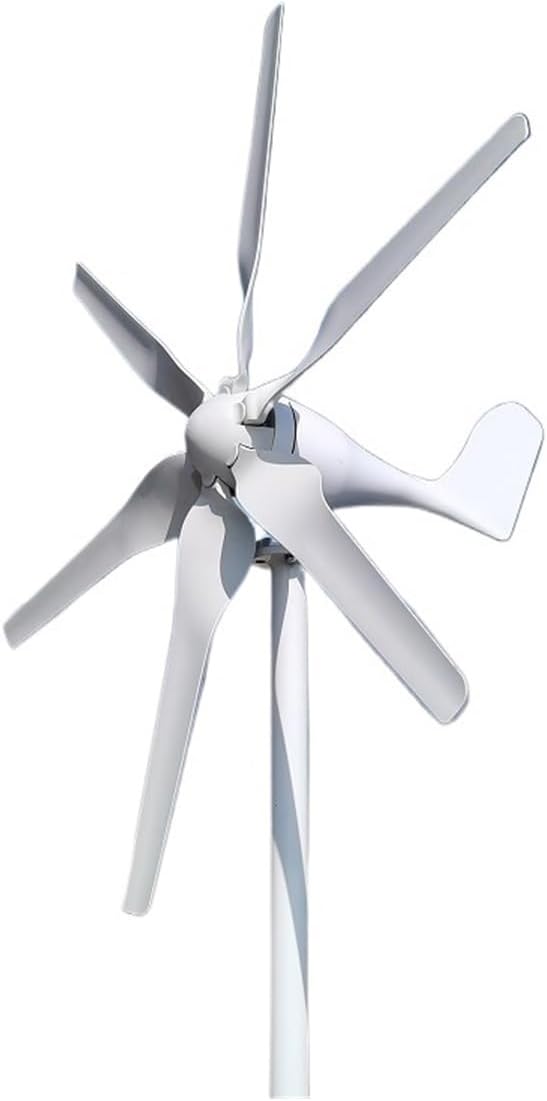 Wind Turbines, 6 Blades 800w New Energy Wind Turbine Nerator 12v 24v High Efficient for Home Yacht Farm(48V)