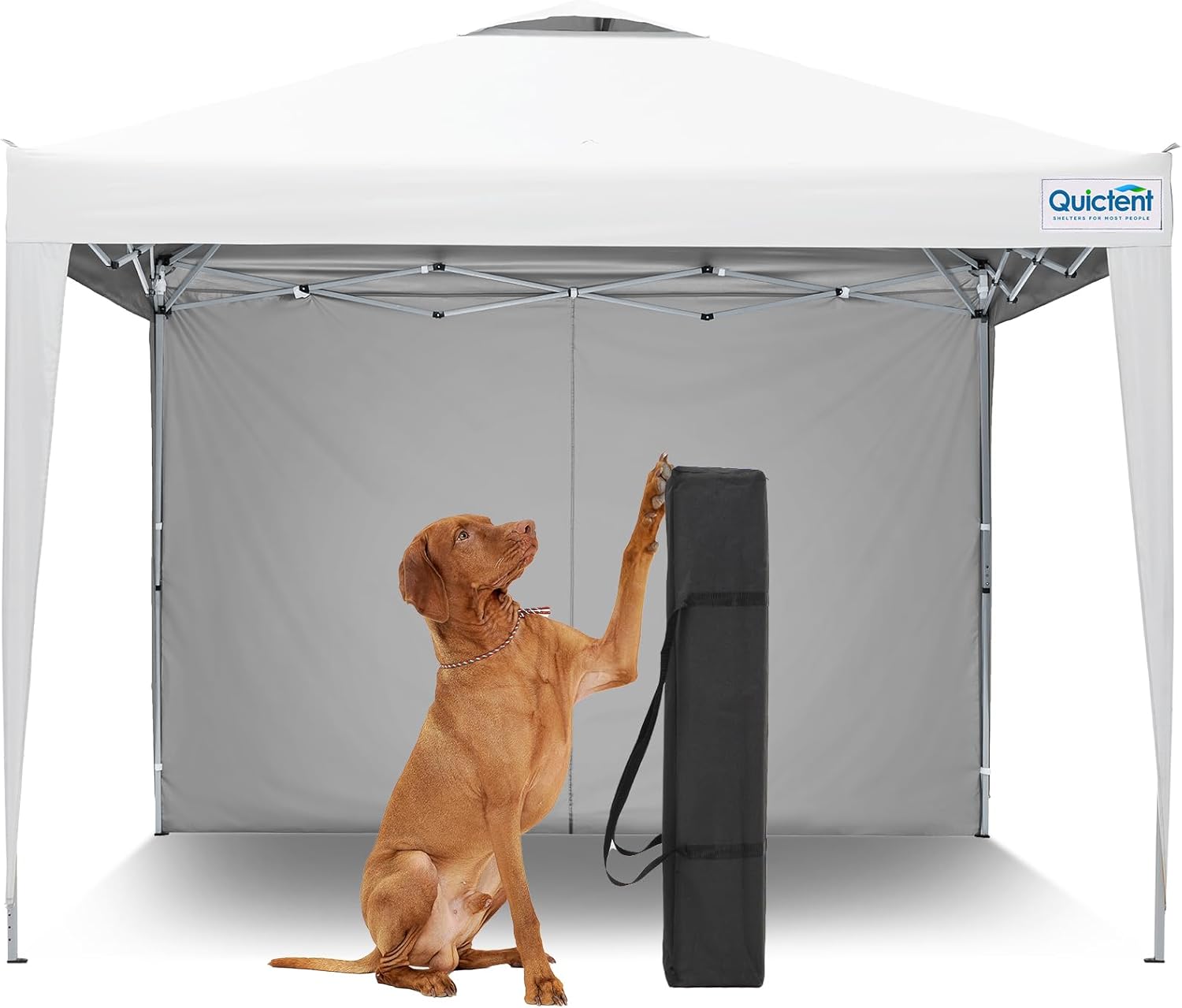 Quictent 10x10 Pop Up Canopy Tent, Instant Setup Gazebo for 1 Person, Portable & Compact, Waterproof & UV Protection, Ideal for Camping, Beach, Parties, and Outdoor Events