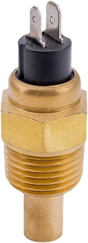 2pcs Diesel Generator Set Accessories VDO Water Temperature Sensor Instrument Probe Dongfeng Power Sensing Plug(1/2NPT)