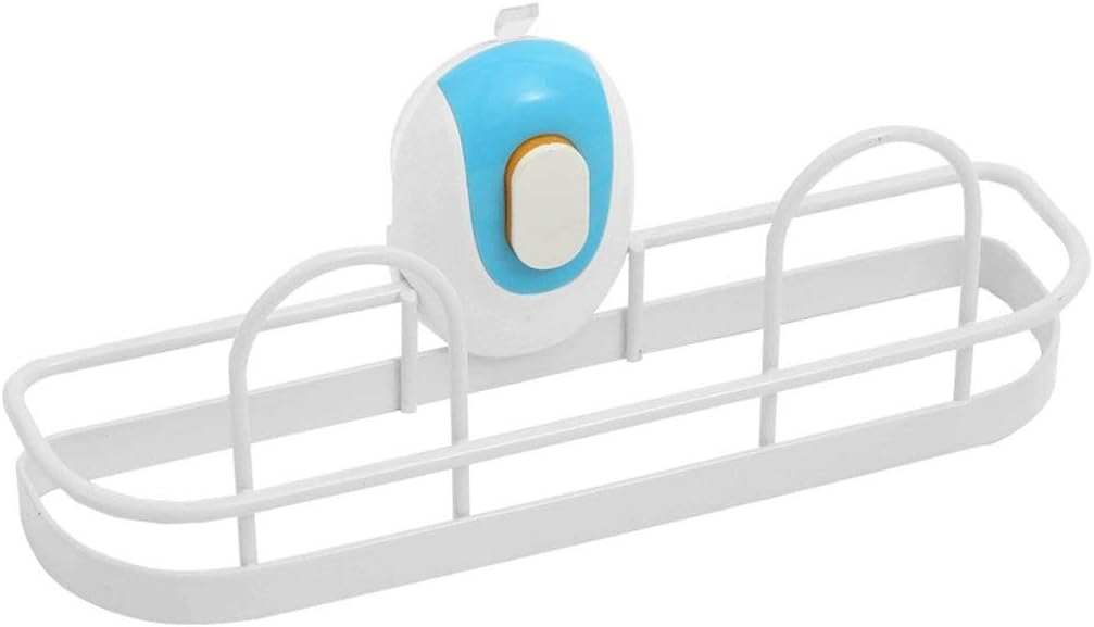 Easy Eco Life Wall Mount Shoe Rack Slipper Shelf Storage Organizer Bathroom Shower Room No Drilling No Tool,Damage Free Installation