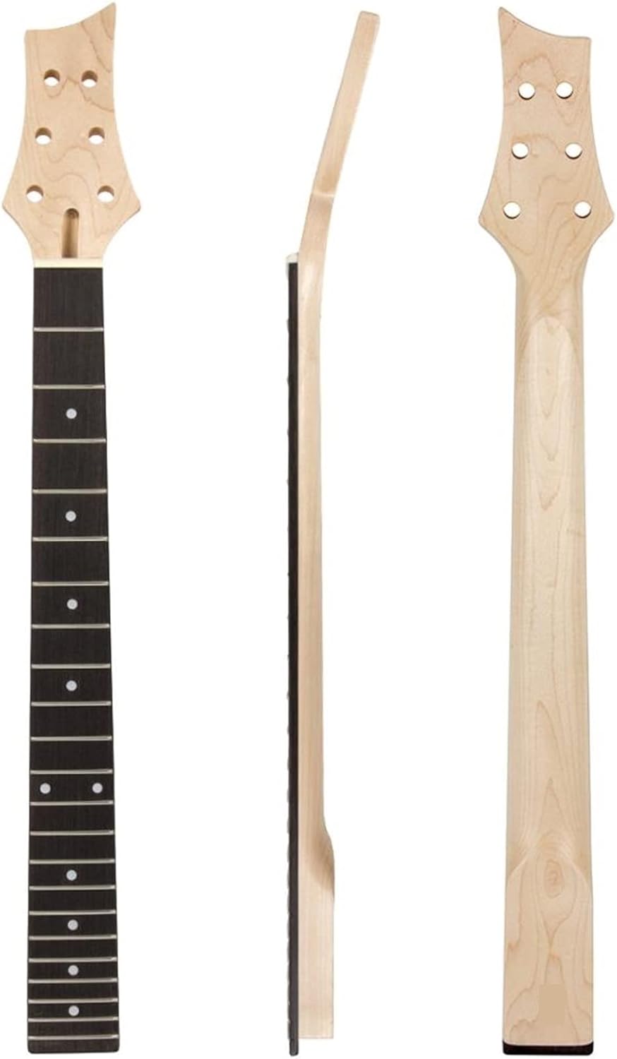 Electric Guitar Neck 22 Frets Maple 25.51 Inch Bolt On with Truss Rod Matt Finished Guitar ​Neck Replacement (Color : 01)