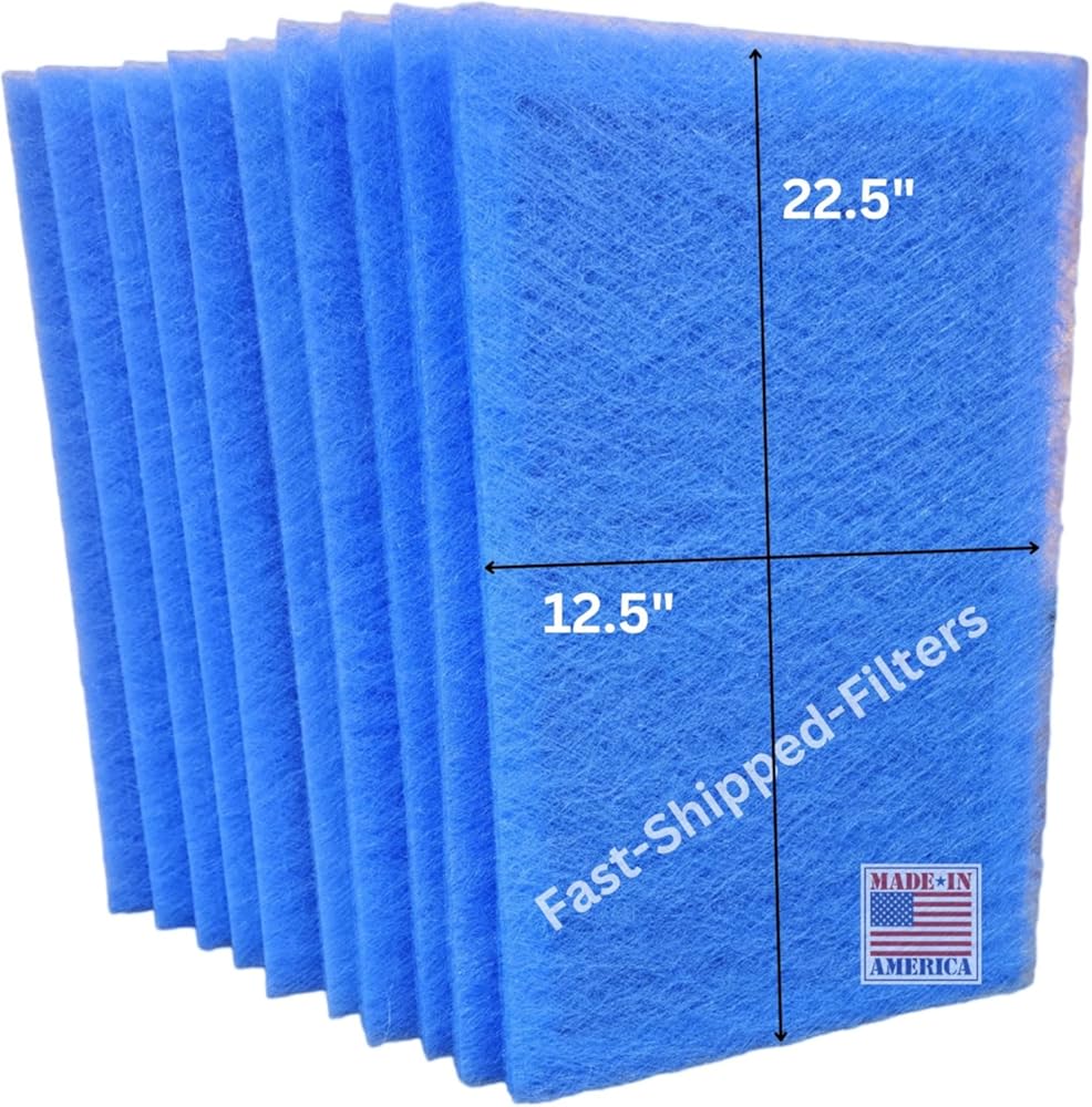 Fast-Shipped-Filters 14x25-10 Pack compatible with Dynamic electronic air cleaner 14x25 replacement polarized filter pads refill
