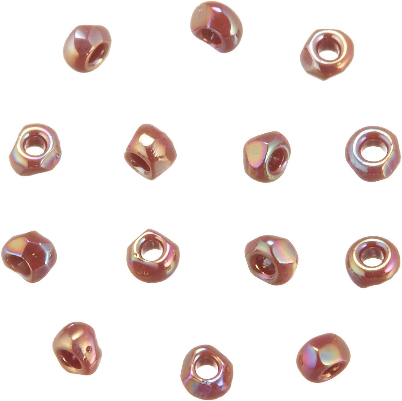 TOHO CR-406 3 Cut Beads, 6 Bundles, Threading Beads, Outer Diameter Approx. 0.09 inches (2.2 mm), 192.8 ft (60 m)