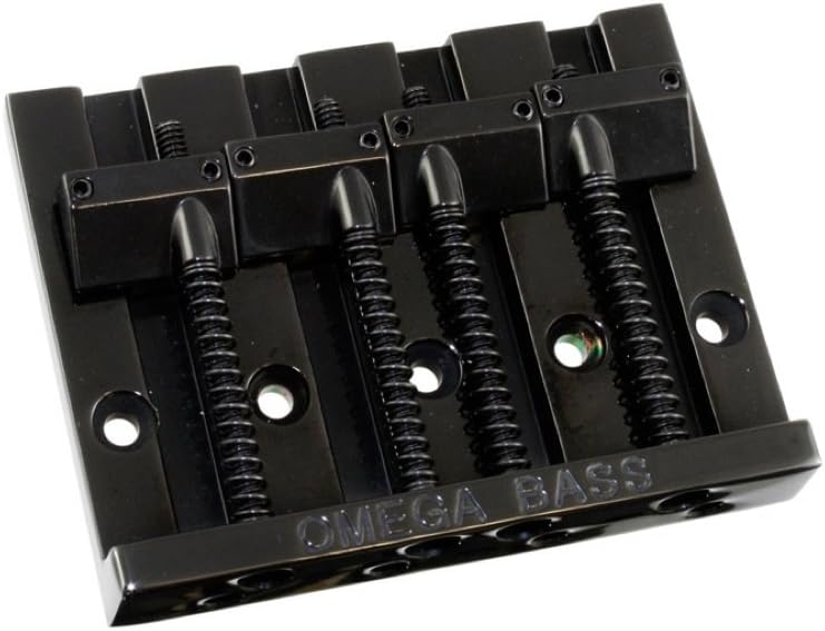 Allparts, / Omega Bass Bridge 4 String Replacement and Small Parts for Electric Guitar (BB-3350-003)