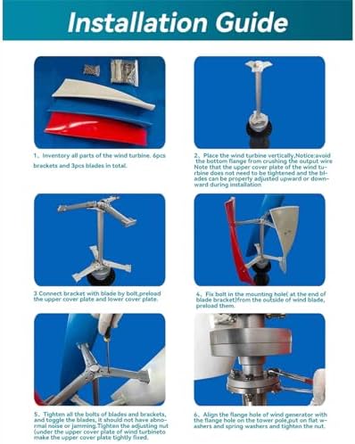 12V/24V/48V Magnetic Levitation Wind Turbine Generator - 3-Color Vertical Axis, 3KW Output, MPPT Controller, Efficient Inverter for Home & Street Energy Solutions