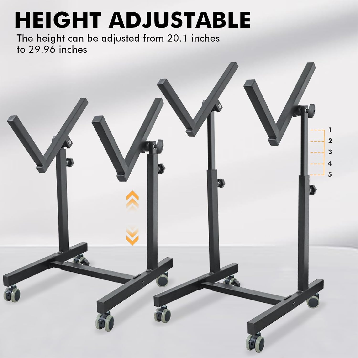 Heavy Duty Amplifier Stand, Adjustable Amps Speaker Cabinet Stand Combo Holder, Audio Rack, Guitar Amplifier Stand