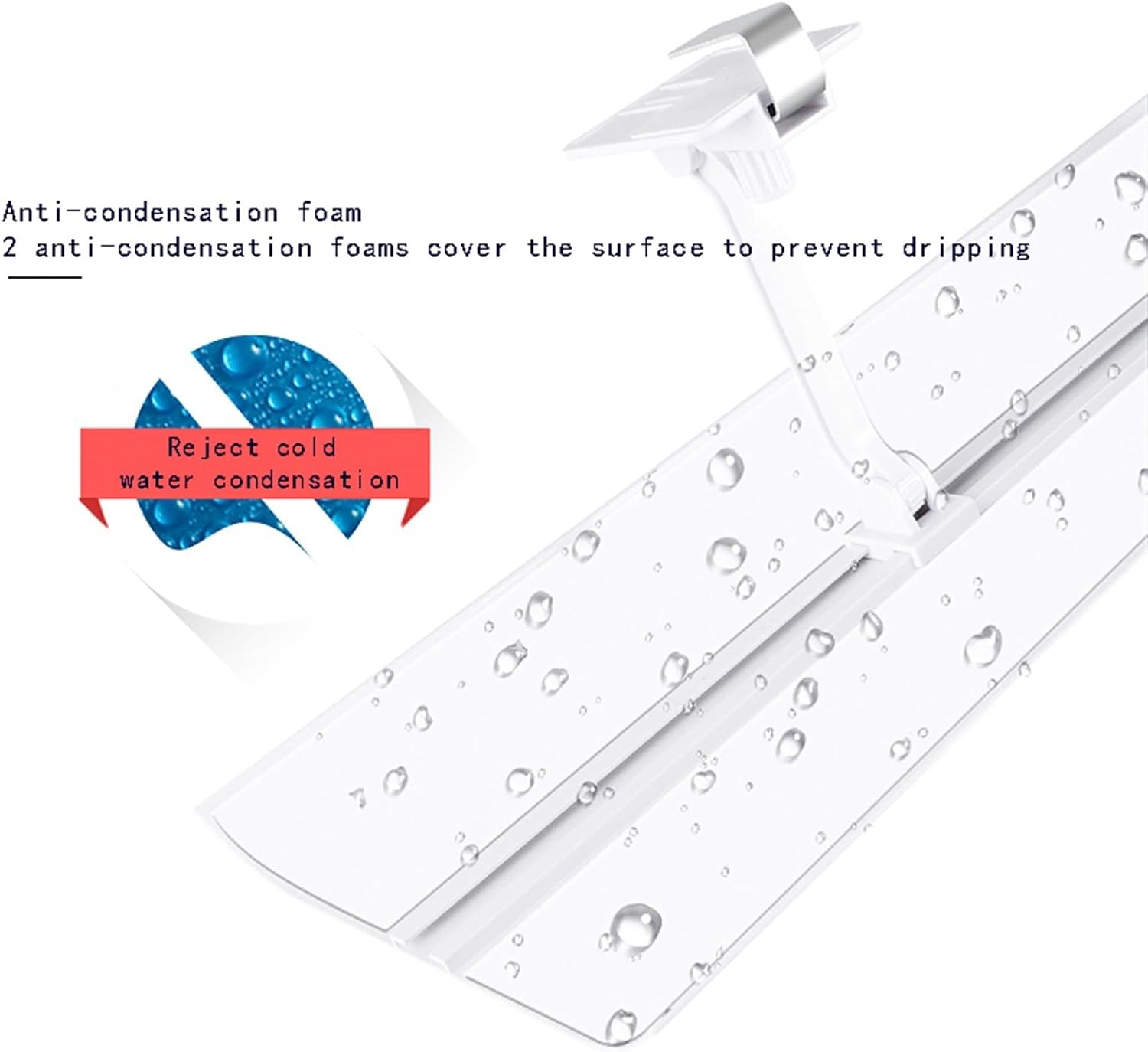 Air conditioning deflector Air Conditioner Deflector for Central Air Conditioning System ABS Light and Flexible Guide Wind Prevents Air Blowing Straight