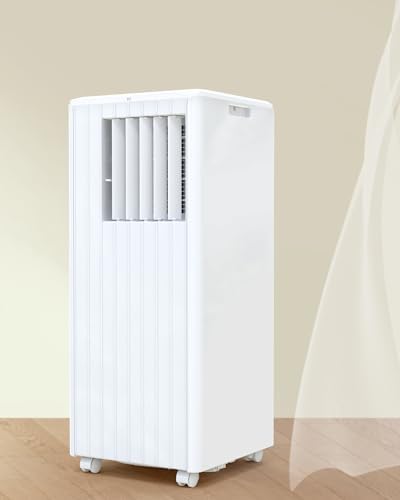 8000 BTU Portable Air Conditioners Portable AC Unit with Cool, Dehumidifier, Fan Modes, Standing Air Conditioner for Room Bedroom up to 350 sq.ft, Remote Control, Timer, Sleep Mode, Installation Kit