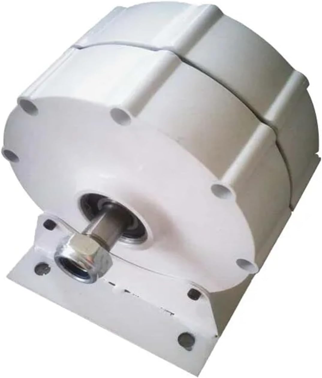 Wind Turbine Generator Kit, Three Phase Permanent Magnet nerator 500W PMG Alternator with DC Controller for Horizontal Or Vertical Wind Turbine for Hybrid Solar Wind System(WB,Double Shaft_48V)