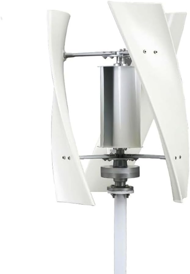 3000W Wind Turbine Generator Kit, 12V-220V Wind Power Generator, 3 Blades Spiral Blades Vertical Axis Wind Power Wind Maglev Generator with Controller