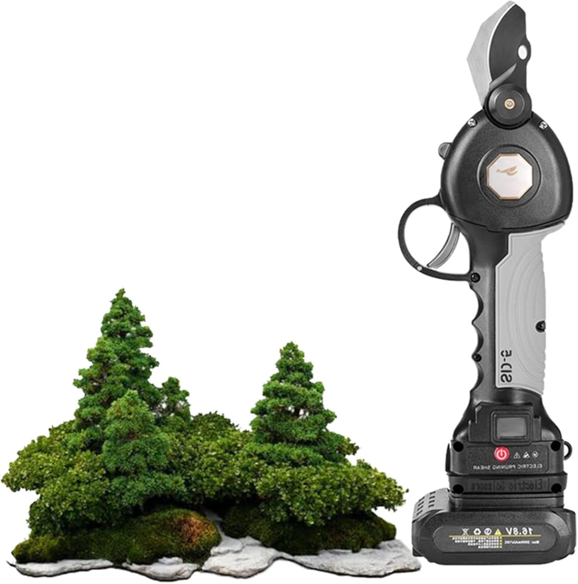 Professional Cordless Pruner 16.8V Heavy Duty Secateurs Electric Pruning Shears 30Mm Cutting Diameter 2PCS Rechargeable Lithium Battery