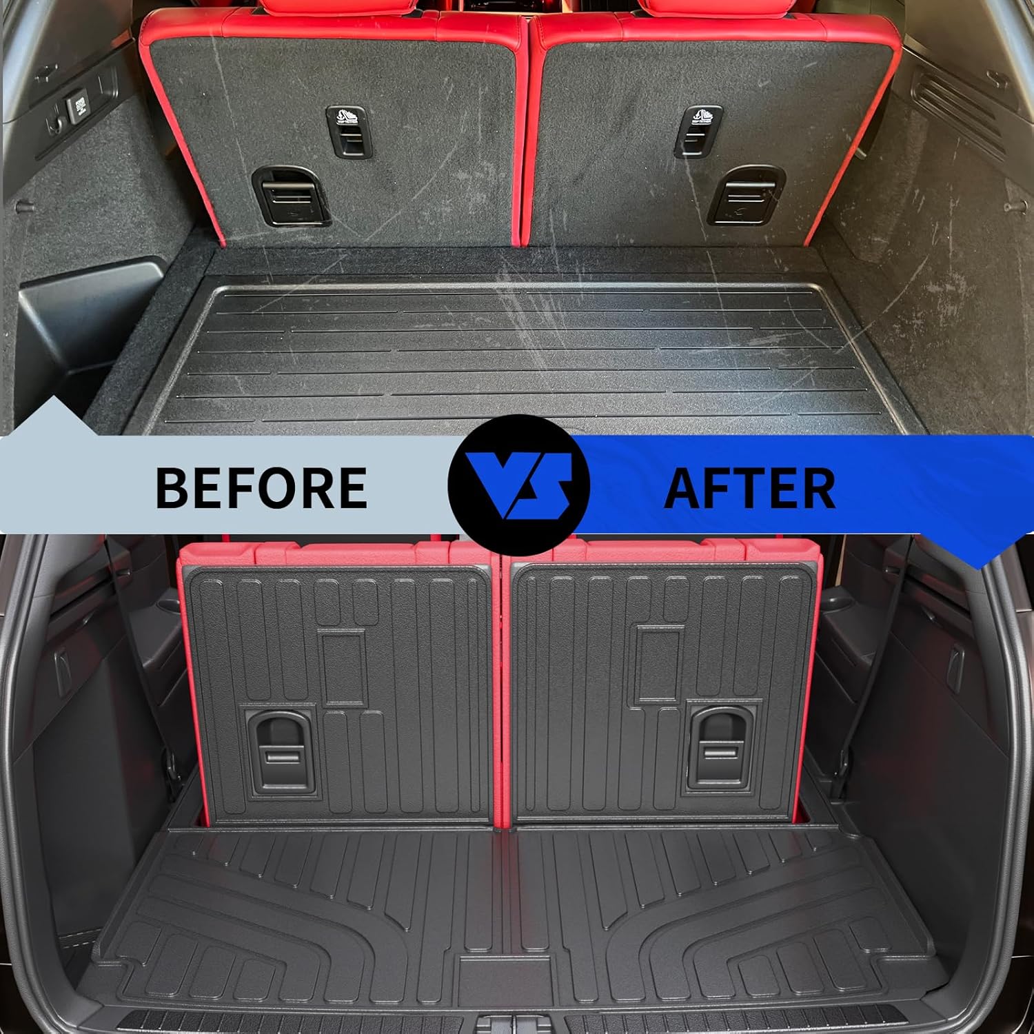 Rongtaod Floor Mats Compatible with 2022-2025 2026 Acura MDX (NOT for Type S) Cargo Mat Cargo Liner Trunk Mat Trunk Liner Back Seat Cover Protector Kick Mat All Weather 2024 MDX Accessories (Set of 8)