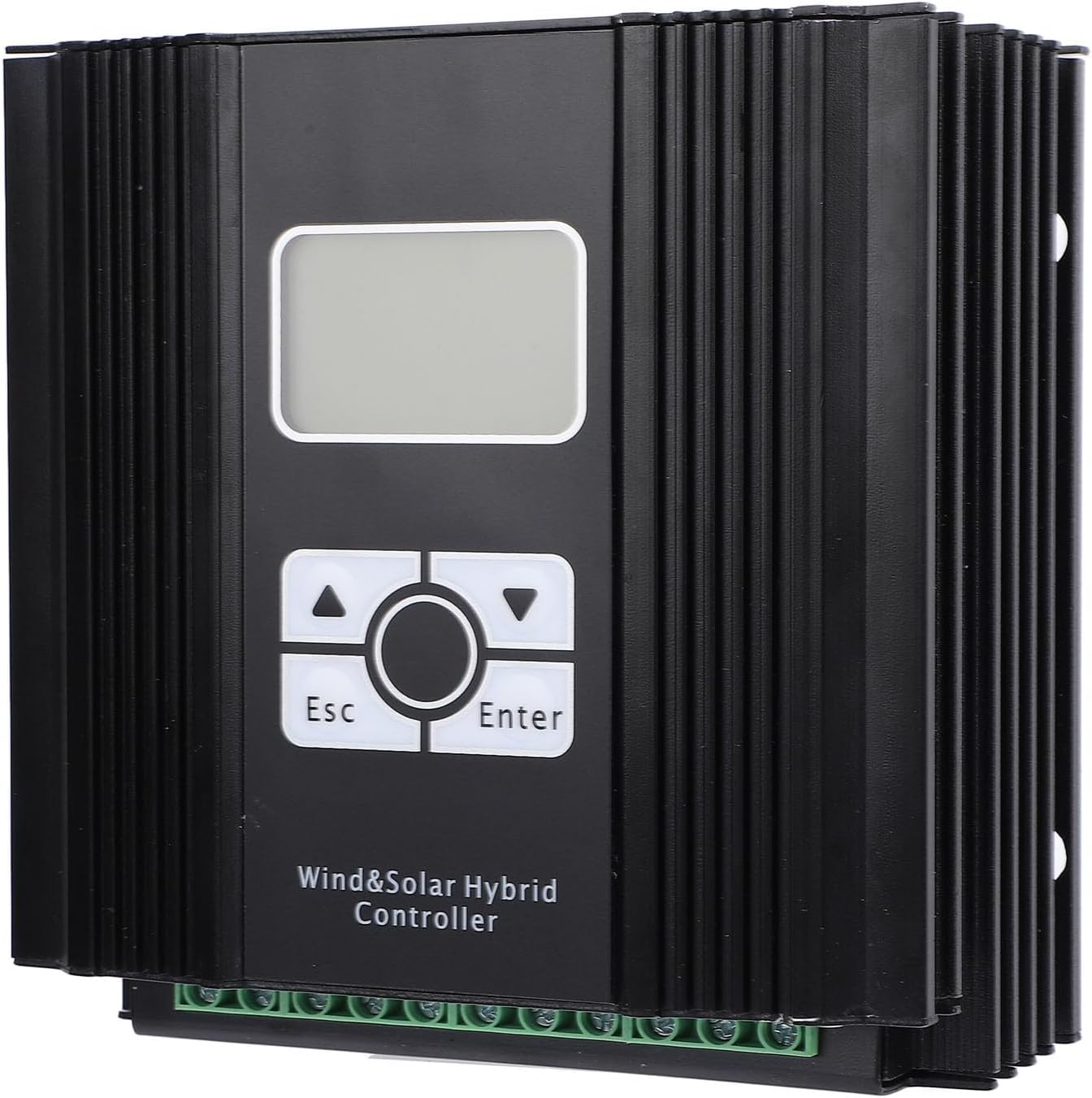 Wind Solar Hybrid Charge Controller 12V/24V MPPT Technology LCD Display Solar Panel System Intelligent Regulator (600W Fan)