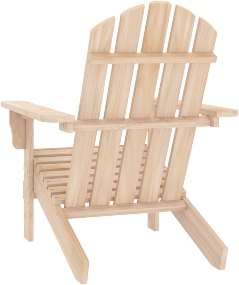 Patio Adirondack Chair, Fire Pit Chair, Outdoor Chair, Lawn Chair for Porch, Backyard, Pool, Solid Fir Wood,-458