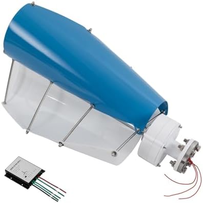 9000W Wind Turbine Generator with 2 Blades, 12V/24V/48V Power, Ideal for Farm, RV, Home - Hybrid Solar Charger System for Sustainable Energy Solutions