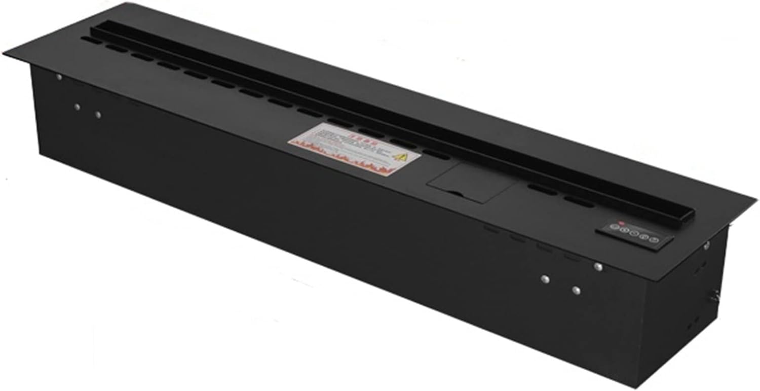 3D Water Vapor Fireplace with Humidifier Flame Water Vapor Fireplace,3D Atomized Fireplaces, Adjustable LED Flame, Overheat Protection, Humidification Function, Remote Control,Fake Fireplace(1000mm)