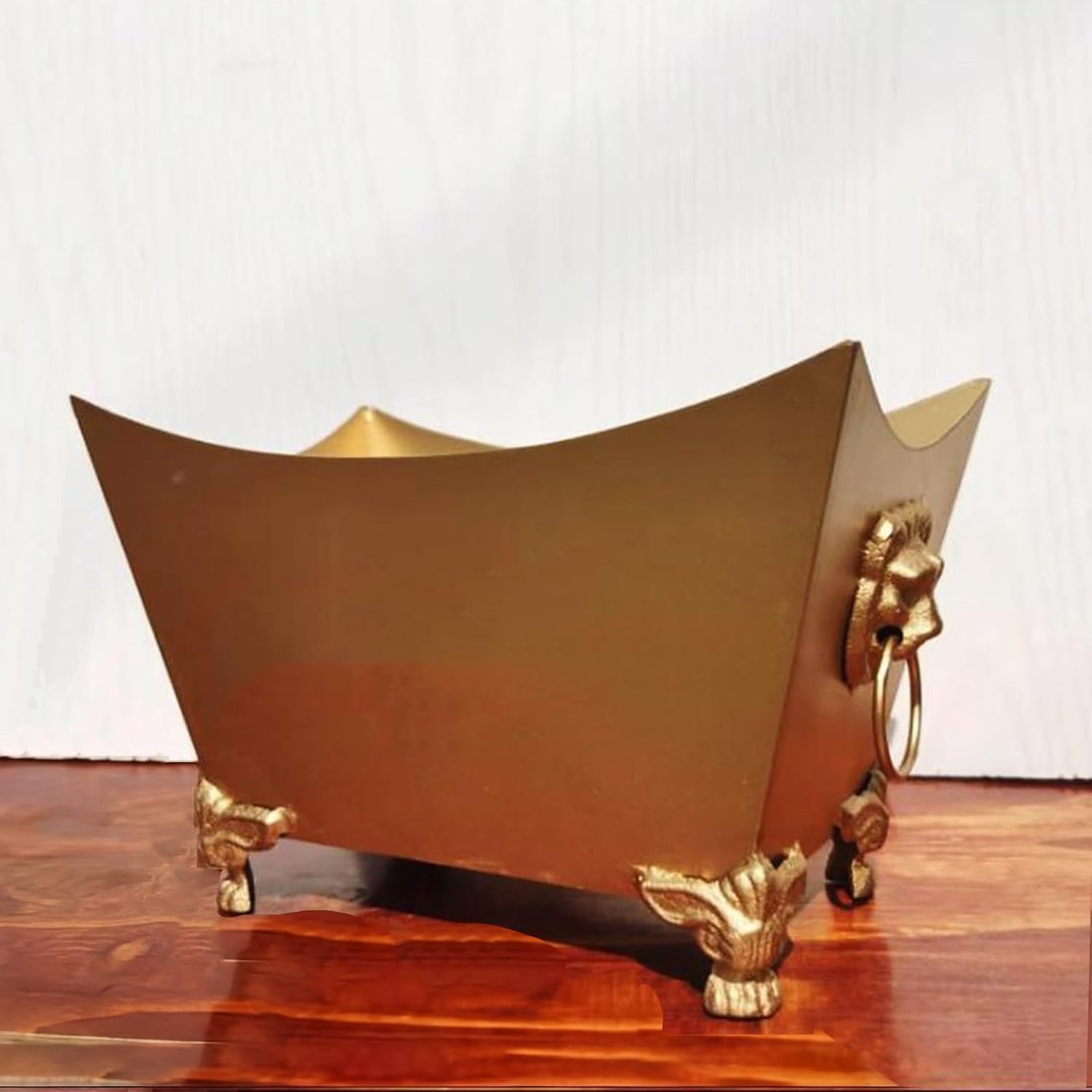 Burn Barrels for Outside, Paper Burner, Incinerator Burn Barrel, Table Top Firepit, Outside for Burning Trash, Fire Pit Bin for Deck, Balcony, Yard(19cm/7in)