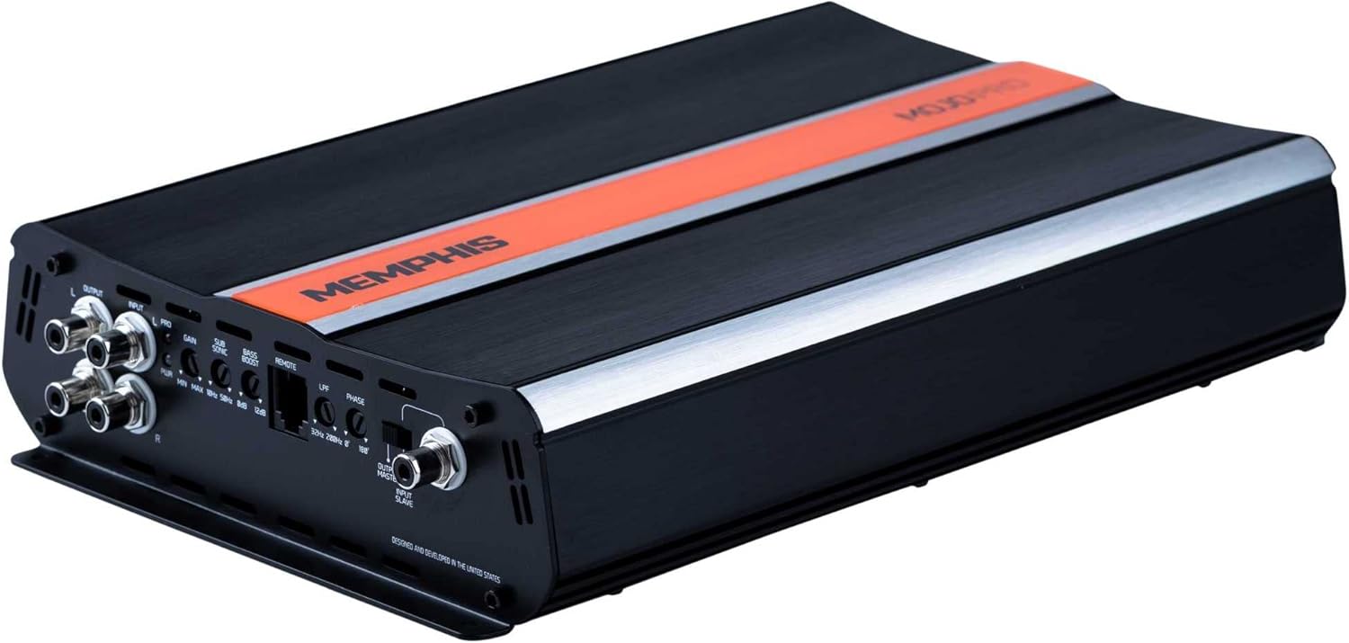 Memphis Audio MJP1500.1 Monoblock Subwoofer Amplifier - 1500 Watts RMS x 1 at 1-Ohm