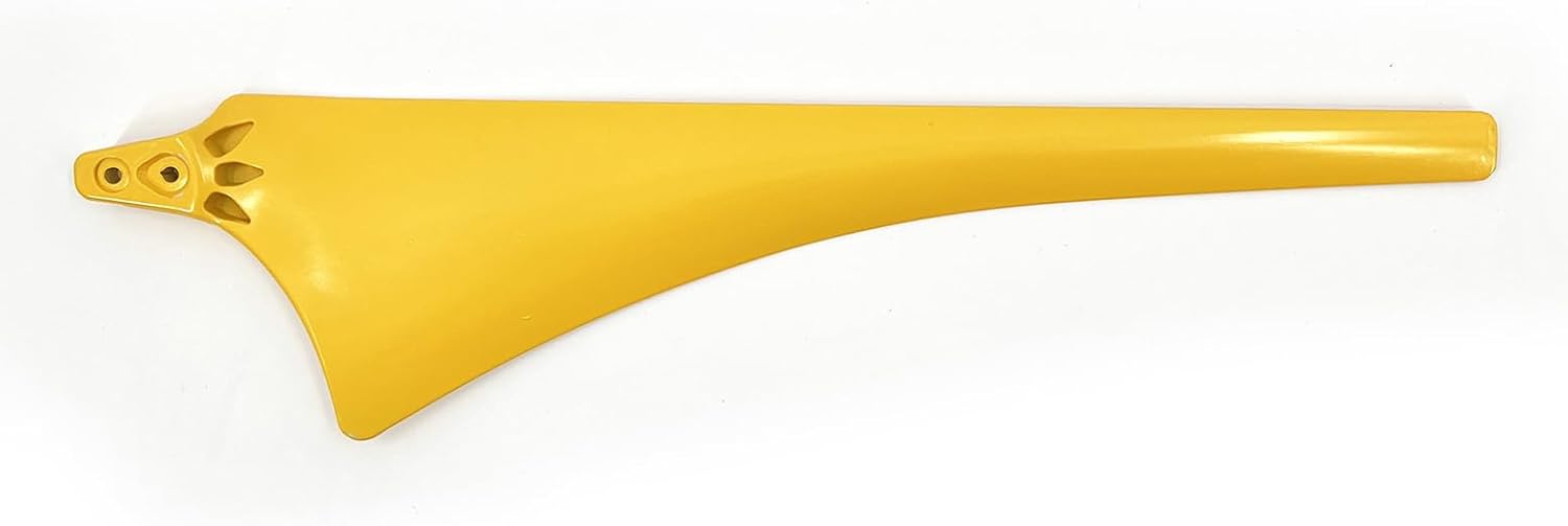 3-Blades Wind Generator Blades 530mm-630mm Yellow Nylon Fiber Wind Turbine Generator Blade Windmill Accessories for DIY Horizontal Axis Wind Turbine, Wind Turbine Spare Blade,Yellow,630mm
