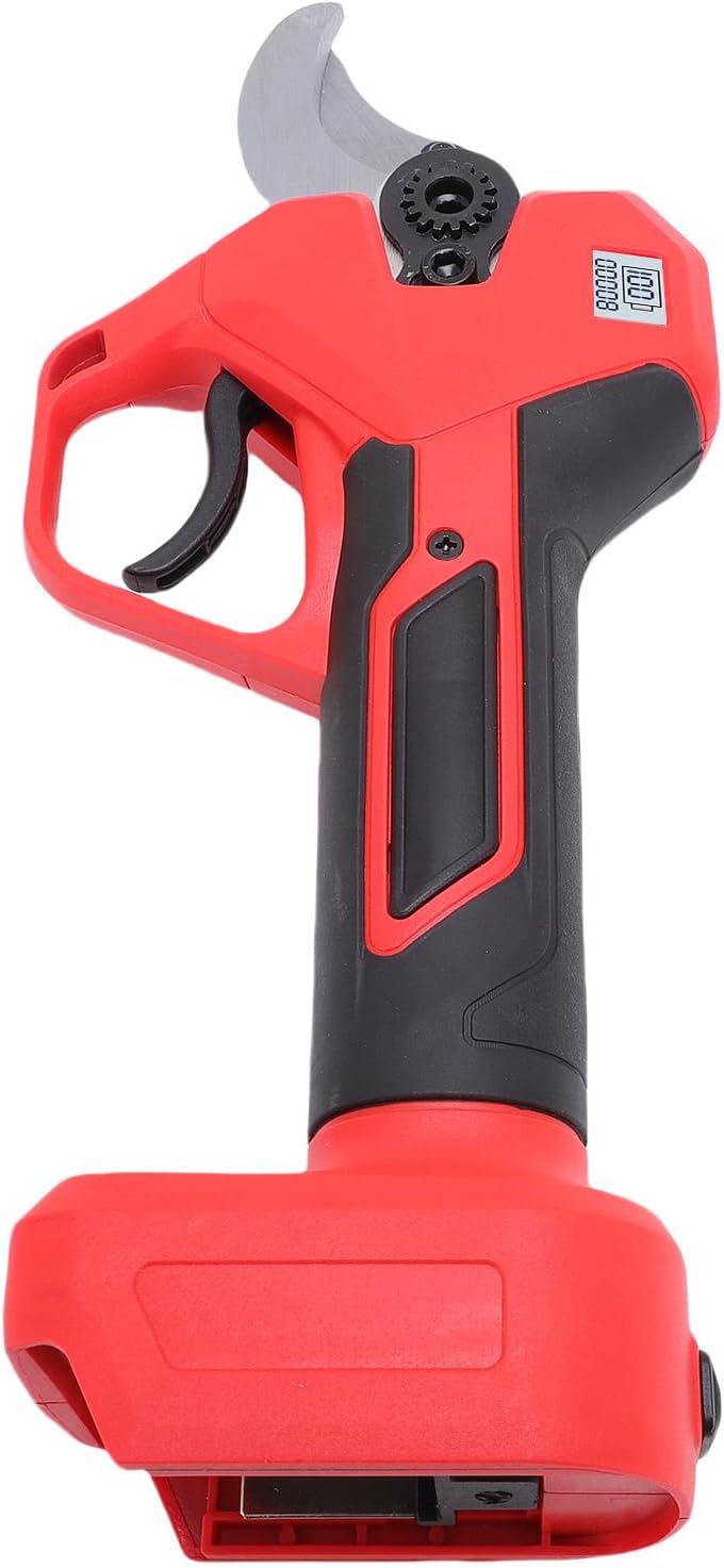 Electric Pruning Shears Cordless Pruner with 2-Ton Cutting Force & LCD Display Safety Lock for Gardening Trees Shrubs 20mm/30mm Modes