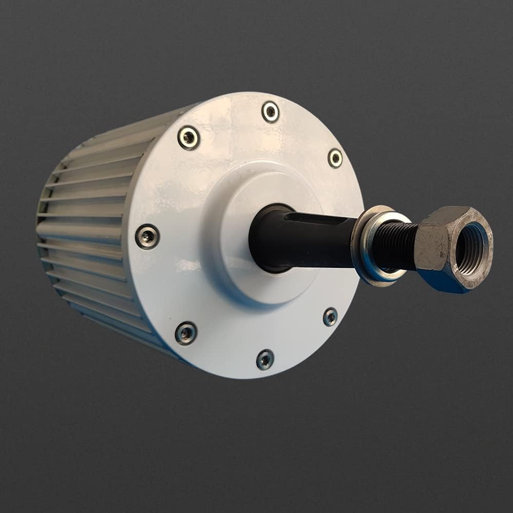 Wind Turbine, 10KW 20KW 30KW Generator AC Alternators 48V 96 Gearless Permanent Magnet Low RPM for Wind and Horizontal Wind(with Base,24V_20000W)