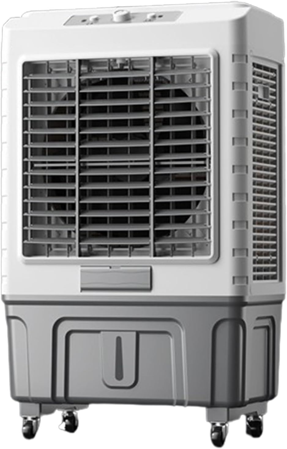 Evaporative Air Cooler, Portable Air Conditioner with Ice Crystals and 3 Wind Speeds, Swamp Cooler for Room Office Factory(60 * 42 * 115cm)