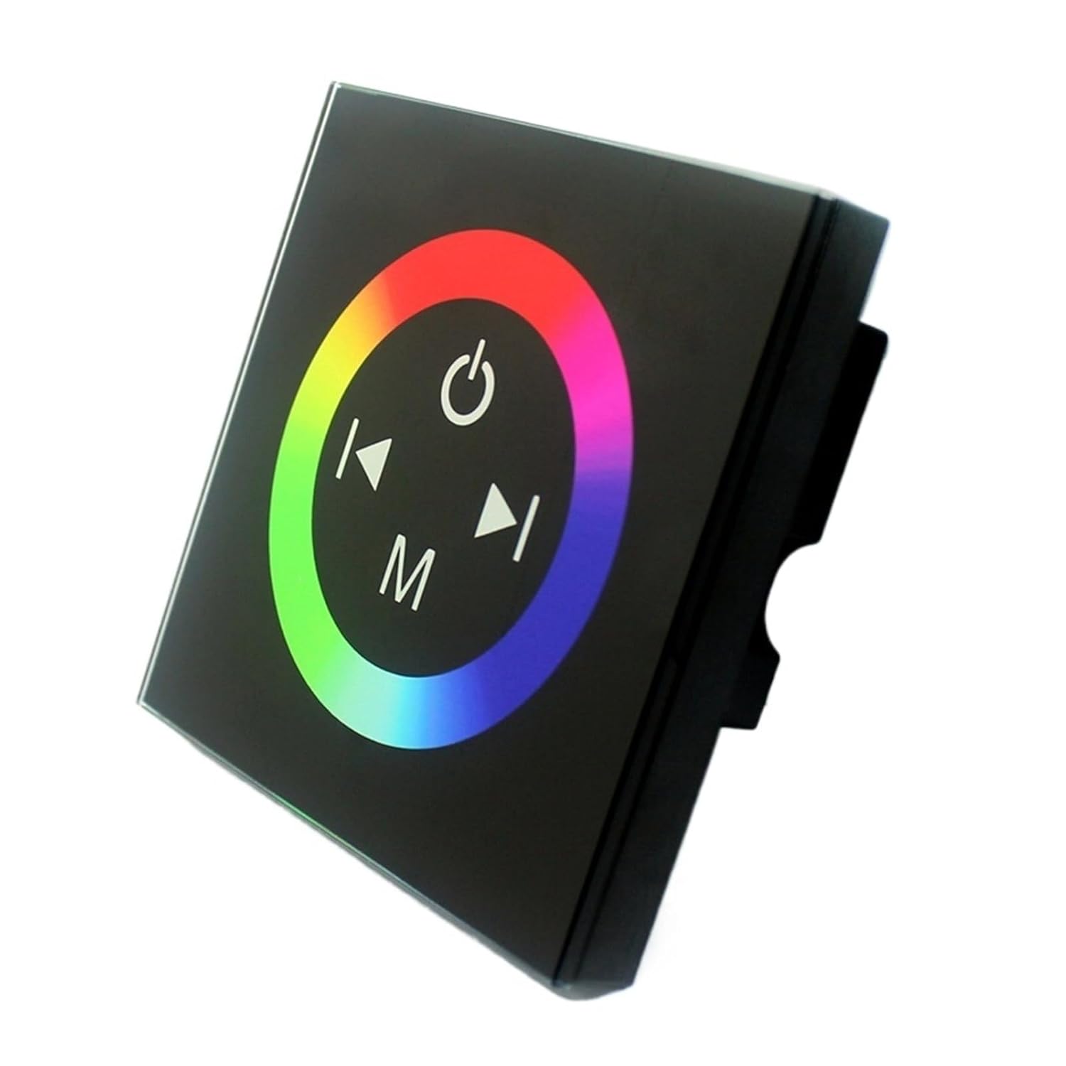 144W Touch Panel Full Color RGB Controller LED dimmer; DC12-24V Input; Output: 4A*3 Channels(White Case)