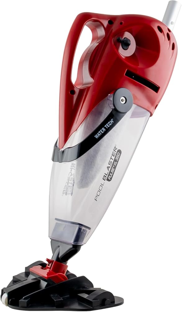 POOL BLASTER Pulse XL 350 Cordless Pool Vacuum, up to 60 Min Runtime, XL Capacity, for Above Ground & Inground Pool, Automatic On/Off Water Sensor, Premium Swimming Pool Cleaner, Handheld Rechargeable
