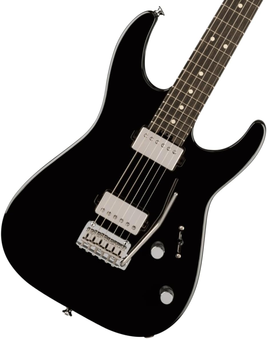 Charvel Super-Stock DKA22 2PT EB Electric Guitar - Gloss Black