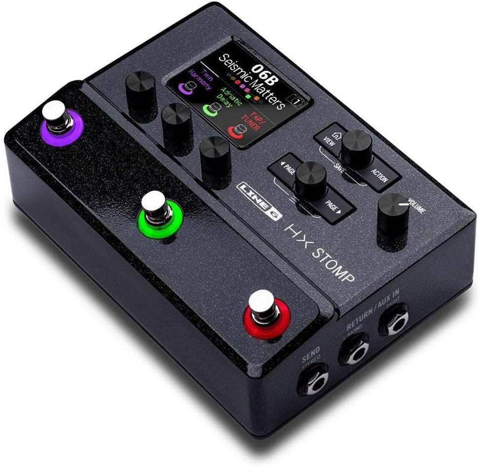 Line 6 HX Stomp Multi Effects Processor, Black