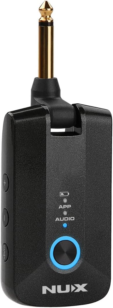 NUX Mighty Plug Pro MP-3 Headphone Amp for Guitar/Bass, Various Effects, Amp Modeling, Silent Practice，512 Samples IR Resolution，5hrs Playing Time