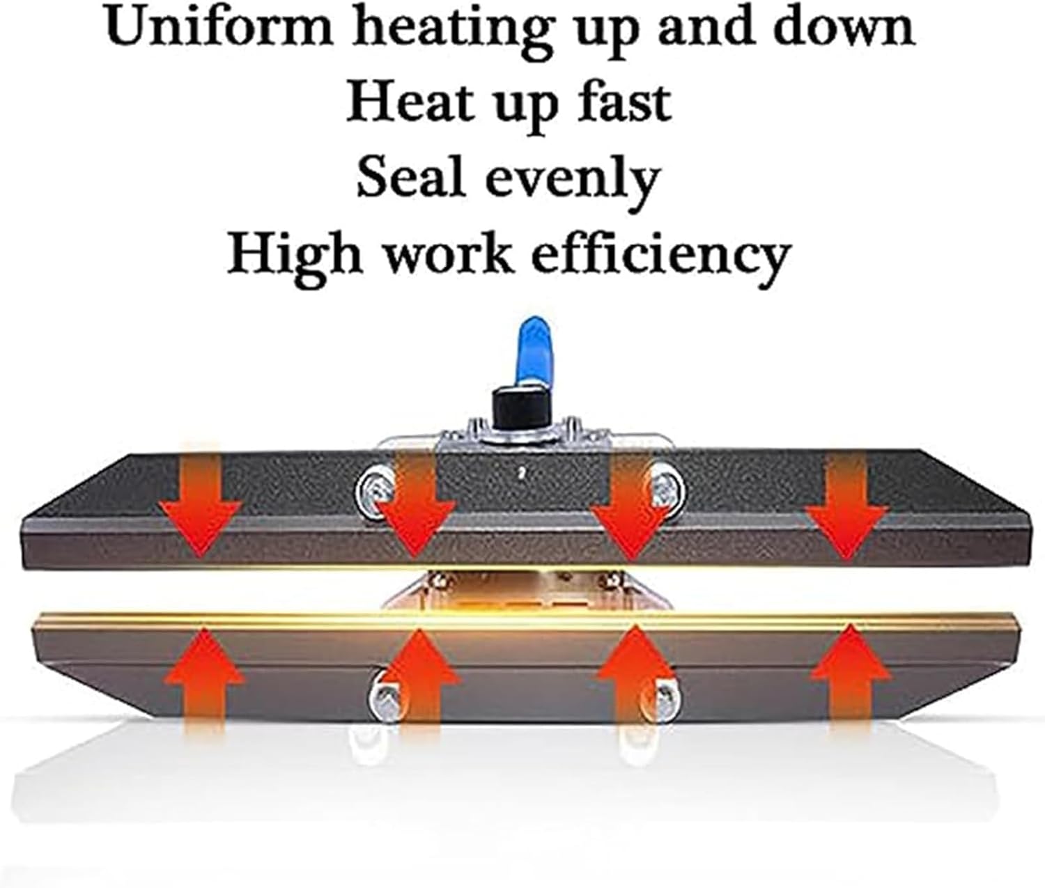 Handheld Crimping Heat Sealer Bag Crimping Heat Sealer Aluminium Foil Power Sealing Tool Heat Seal Machine-200mm