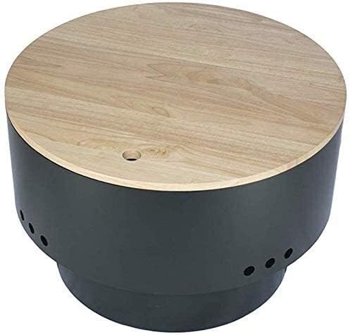Fire Pits Outdoor Wood Burning Bowl - Black Steel Wood Burning Firepit