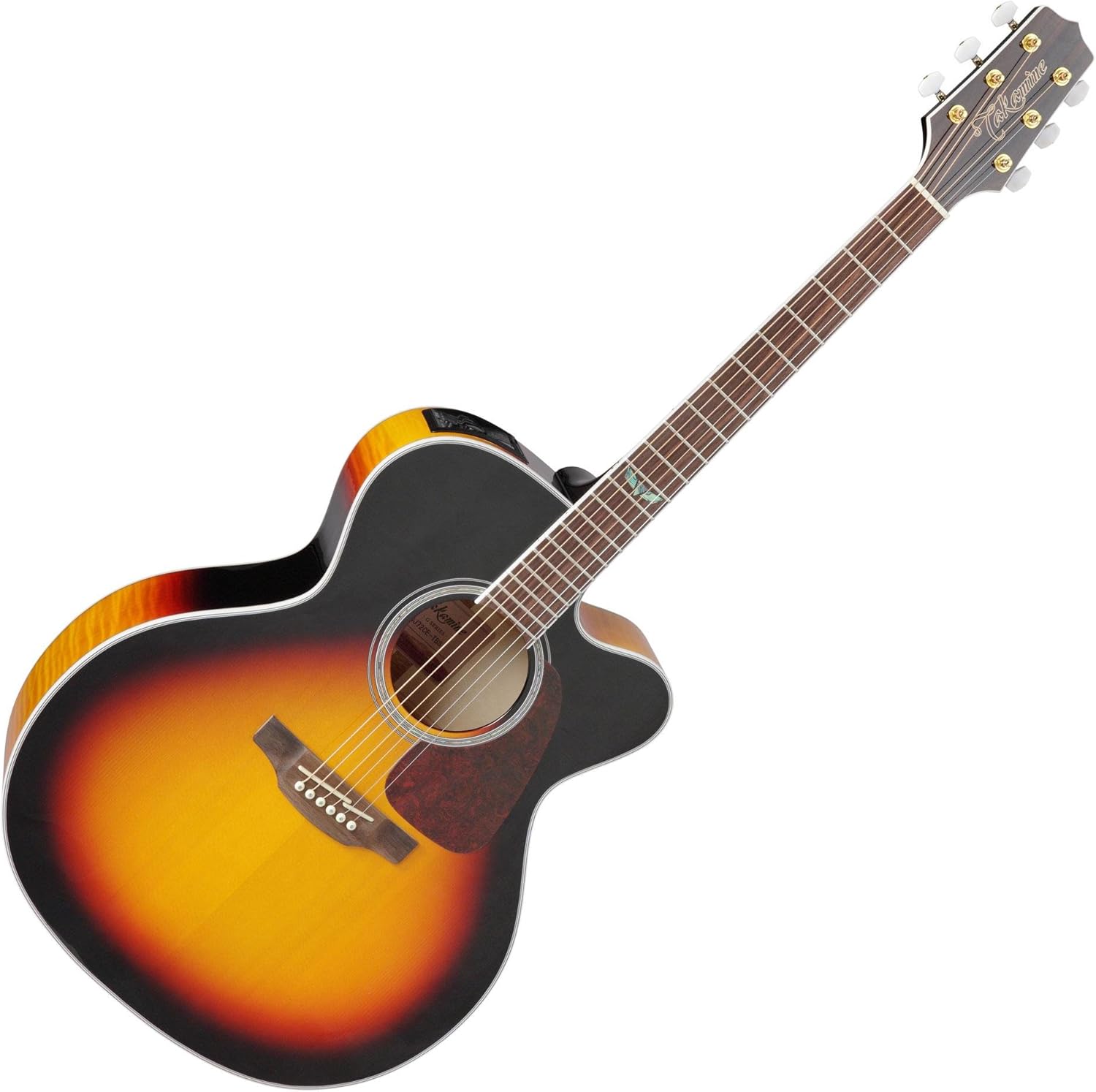Takamine GJ72CE-BSB Jumbo Cutaway Acoustic-Electric Guitar, Sunburst