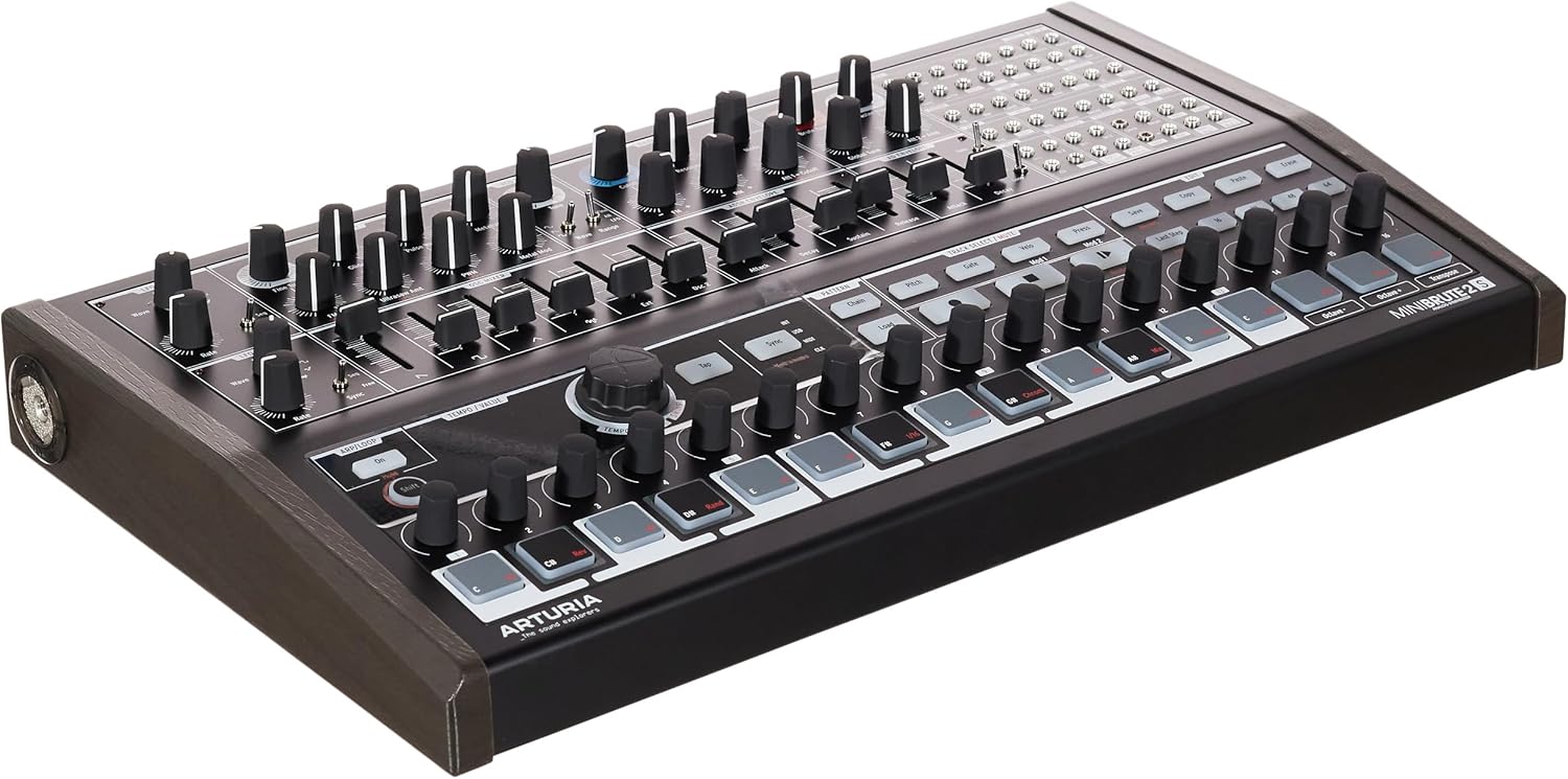 Arturia MiniBrute 2S Semi-Modular Analog Synthesizer and Step Sequencer