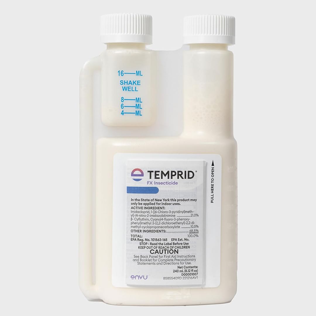 Temprid FX Insecticide (240 ml) - Fast Knockdown & Long-Lasting Indoor/Outdoor Control - Kills Ants, Cockroaches, Bed Bugs, Spiders, and More