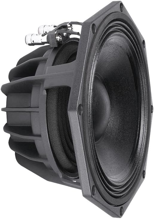 FAITAL PRO 8PR200-8 8-inch Octogon Professional Mid-Bass Loudspeaker 200-Watt Rms 400-Watt Max Home hi-fi Bass Guitar PA Speaker Systems 8-Ohms