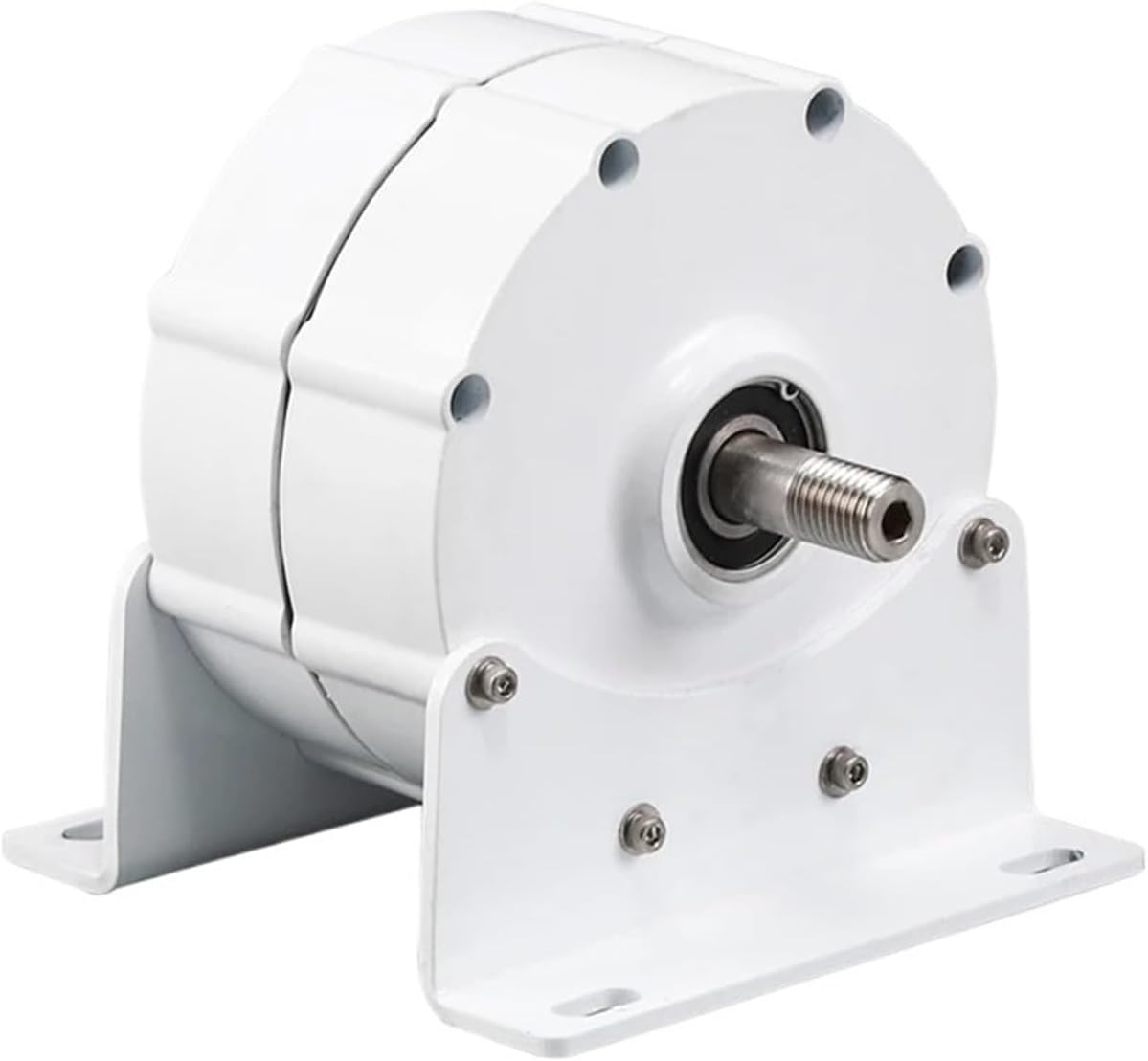 Windmill Generator, Arless Permanent Magnet nerator 5KW Electric nerator For Windmill Dynamo Water Turbine 5000W 12V 24V 48V For Home Use (Color : WB, Size : DOUBLE SHAFT_24V_5KW)